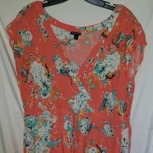 Torrid floral dress size 2